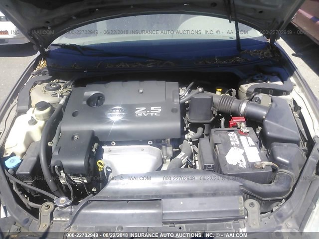 1N4AL11D33C261585 - 2003 NISSAN ALTIMA S/SL BROWN photo 10