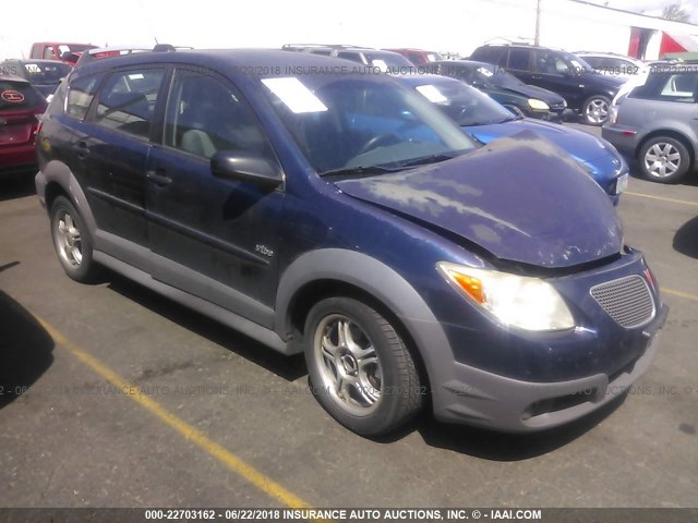 5Y2SL63845Z454047 - 2005 PONTIAC VIBE BLUE photo 1