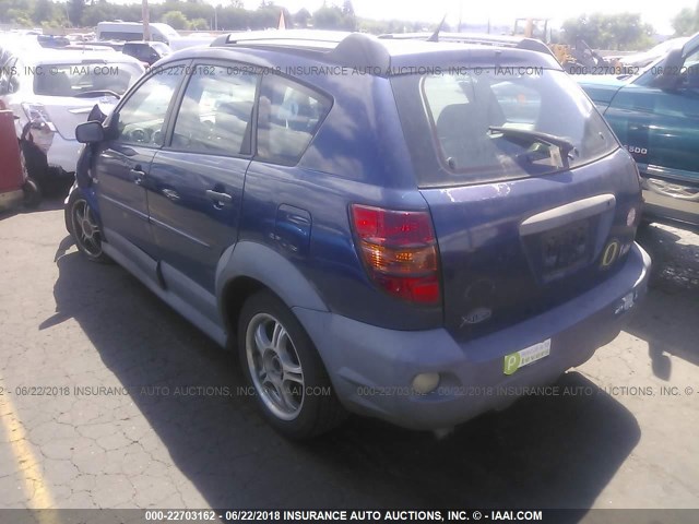 5Y2SL63845Z454047 - 2005 PONTIAC VIBE BLUE photo 3