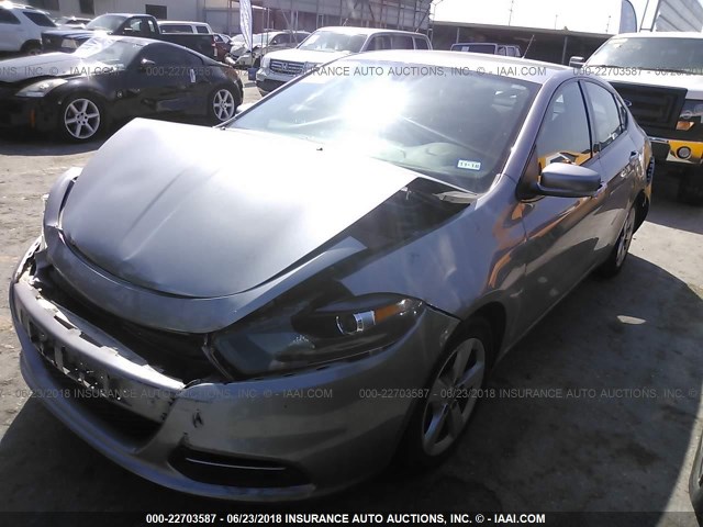 1C3CDFBB6FD373889 - 2015 DODGE DART SXT SILVER photo 2