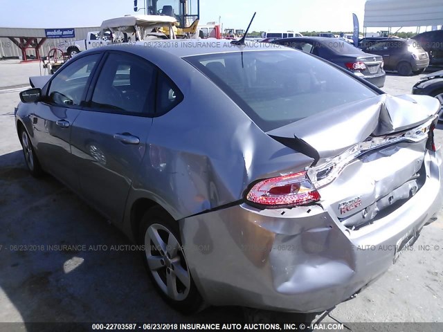 1C3CDFBB6FD373889 - 2015 DODGE DART SXT SILVER photo 3