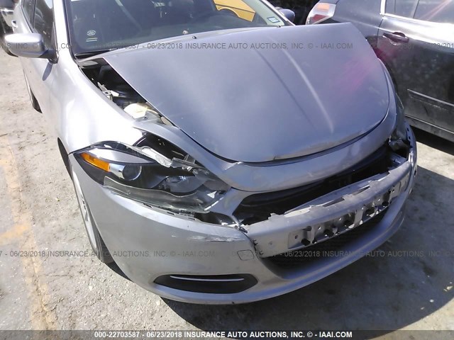 1C3CDFBB6FD373889 - 2015 DODGE DART SXT SILVER photo 6