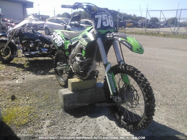 JKBKXTAC7HA002743 - 2017 KAWASAKI KX250-F A GREEN photo 1