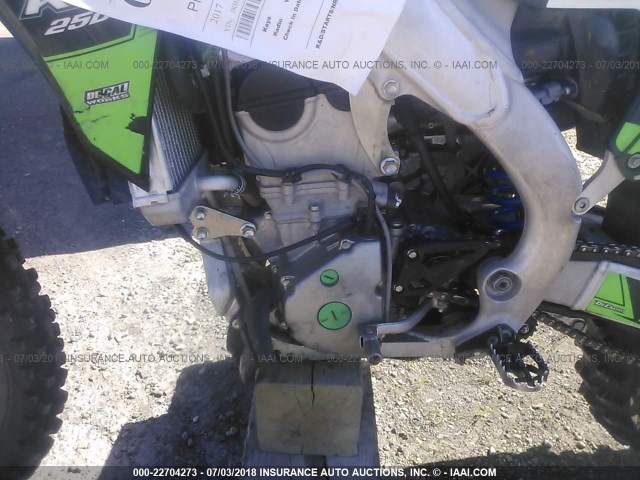 JKBKXTAC7HA002743 - 2017 KAWASAKI KX250-F A GREEN photo 9