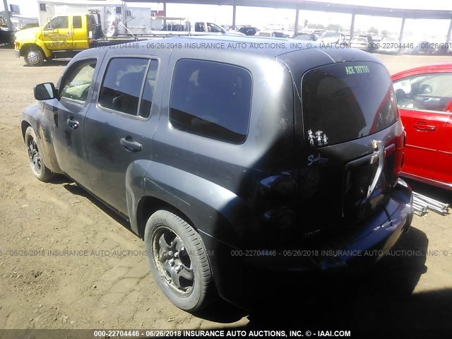 3GNBABFW2BS534374 - 2011 CHEVROLET HHR LT GRAY photo 3