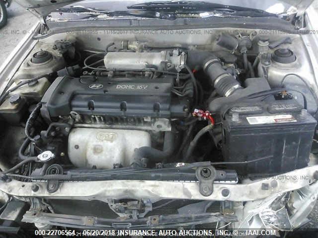 KMHJF35F9YU013668 - 2000 HYUNDAI ELANTRA GLS BEIGE photo 10