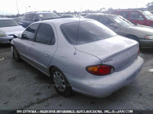 KMHJF35F9YU013668 - 2000 HYUNDAI ELANTRA GLS BEIGE photo 3