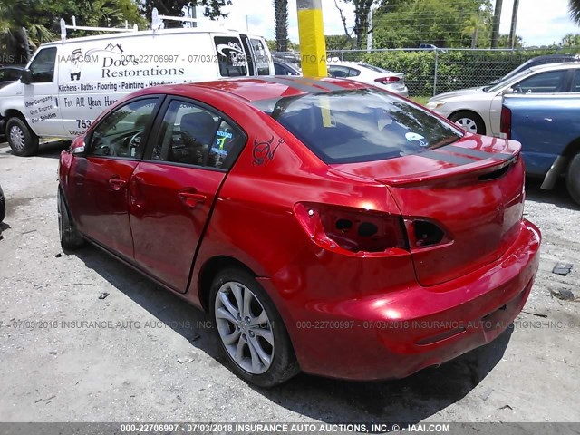 JM1BL1S50A1102134 - 2010 MAZDA 3 S RED photo 3