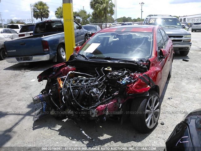 JM1BL1S50A1102134 - 2010 MAZDA 3 S RED photo 6