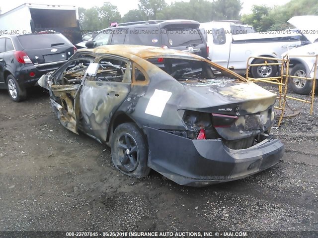 1G1ZC5ST7HF177391 - 2017 CHEVROLET MALIBU LS 黑色 照片 3