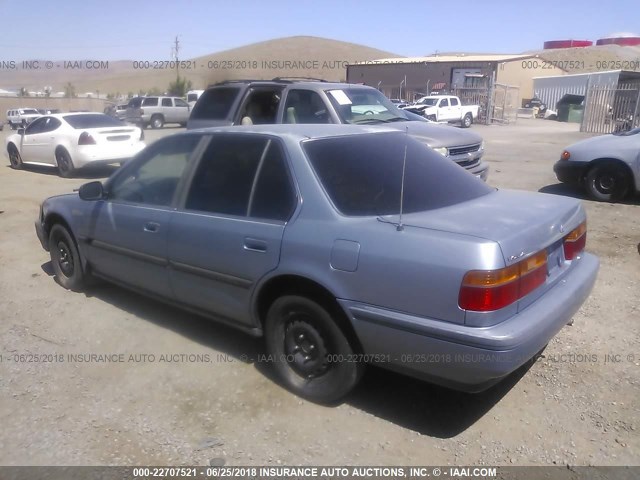 JHMCB7659LC088180 - 1990 HONDA ACCORD LX/EX BLUE photo 3