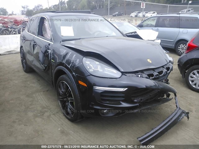 WP1AE2A22GLA62251 - 2016 PORSCHE CAYENNE SE HYBRID BLACK photo 1