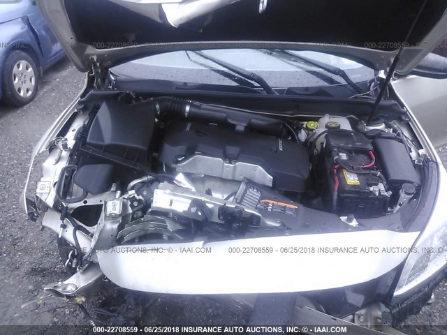 1G11B5SL3FF221349 - 2015 CHEVROLET MALIBU LS 棕色 照片 10