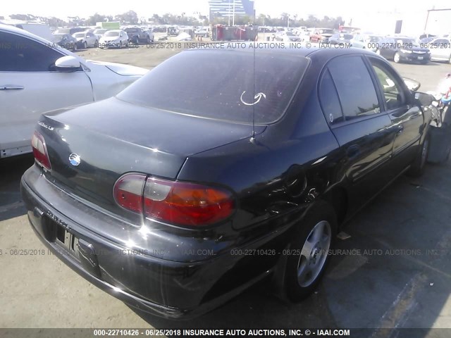 1G1NE52J42M638993 - 2002 CHEVROLET MALIBU LS 黑色 照片 4