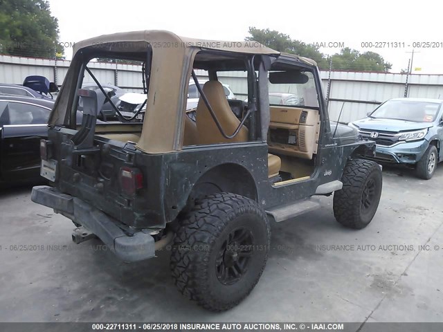 1J4FY29P5VP421851 - 1997 JEEP WRANGLER / TJ SE GREEN photo 4