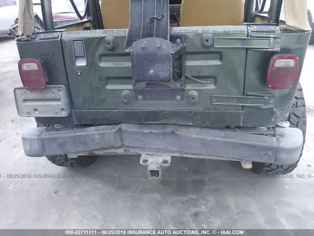 1J4FY29P5VP421851 - 1997 JEEP WRANGLER / TJ SE GREEN photo 6