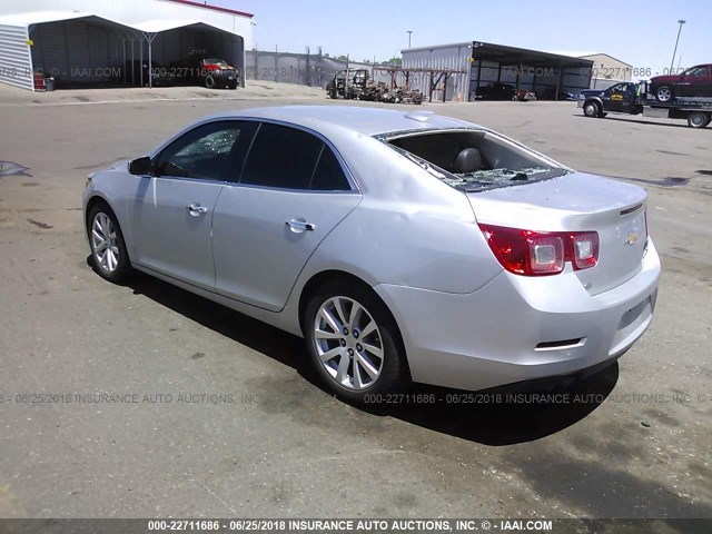 1G11F5SL6FF225111 - 2015 CHEVROLET MALIBU LTZ SILVER photo 3