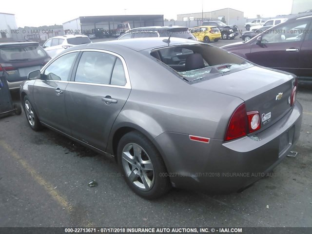 1G1ZB5E1XBF285492 - 2011 CHEVROLET MALIBU LS თაფლისფერი ფოტო 3