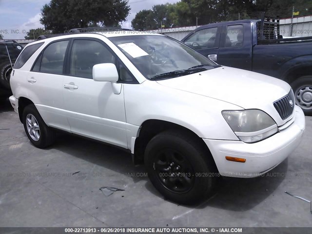 JT6GF10U4Y0061487 - 2000 LEXUS RX 300 WHITE photo 1