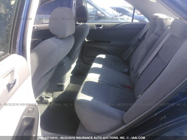 4T1BE30K25U432159 - 2005 TOYOTA CAMRY LE/XLE/SE BLUE photo 8