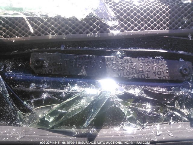 4T1BE30K25U432159 - 2005 TOYOTA CAMRY LE/XLE/SE BLUE photo 9