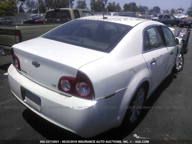 1G1ZK57738F269547 - 2008 CHEVROLET MALIBU LTZ WHITE photo 4