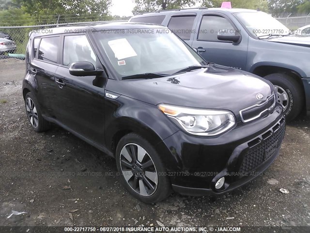 KNDJX3A54E7025980 - 2014 KIA SOUL ! BLACK photo 1