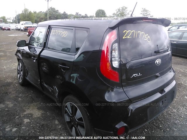 KNDJX3A54E7025980 - 2014 KIA SOUL ! BLACK photo 3