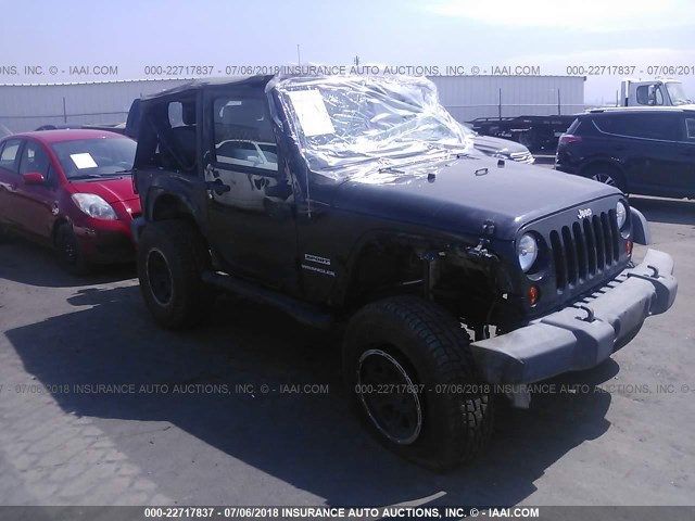 1J4AA2D11AL175271 - 2010 JEEP WRANGLER SPORT BLACK photo 1