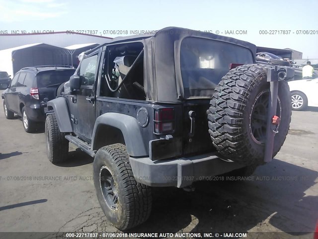 1J4AA2D11AL175271 - 2010 JEEP WRANGLER SPORT BLACK photo 3