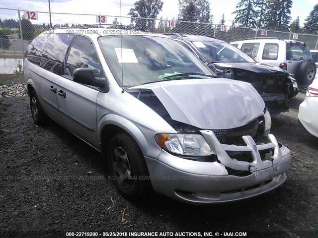 1D4GP24343B290104 - 2003 DODGE GRAND CARAVAN SE SILVER photo 1