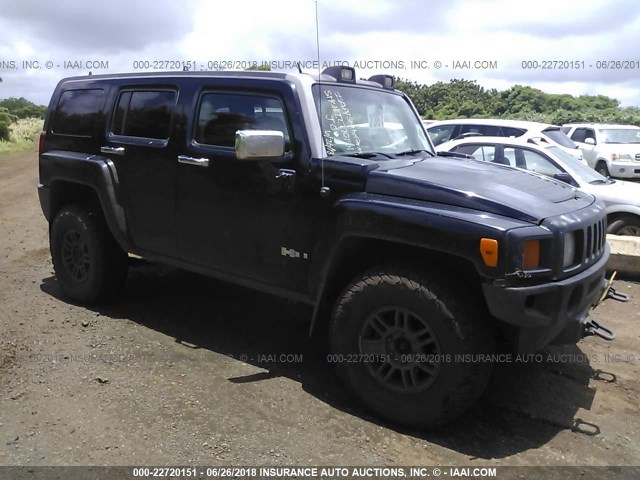 5GTDN136968188402 - 2006 HUMMER H3 BLACK photo 1