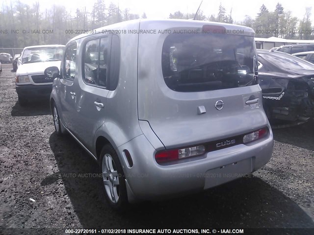 JN8AZ2KR9AT153661 - 2010 NISSAN CUBE S/SL/KROM GRAY photo 3