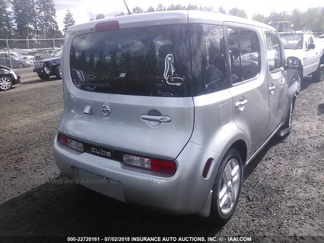 JN8AZ2KR9AT153661 - 2010 NISSAN CUBE S/SL/KROM GRAY photo 4