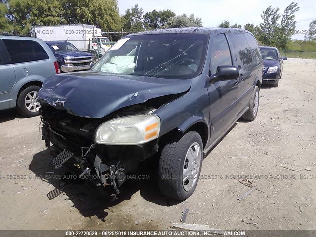 1GNDV23LX6D184716 - 2006 CHEVROLET UPLANDER LS GRAY photo 2