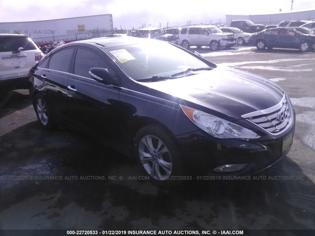 5NPEC4AC8CH429844 - 2012 HYUNDAI SONATA SE/LIMITED BLACK photo 1