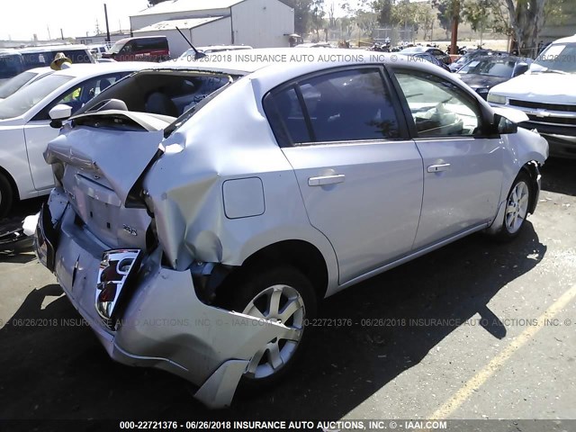 3N1AB61E57L696382 - 2007 NISSAN SENTRA 2.0/2.0S/2.0SL SILVER photo 4