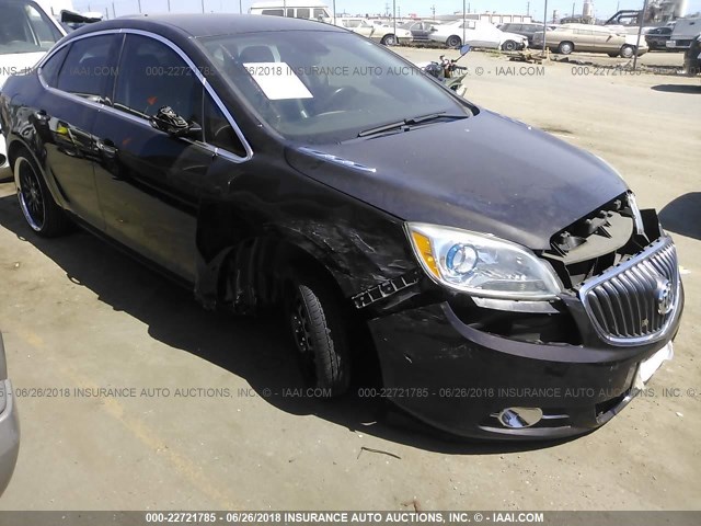 1G4PP5SK2D4252686 - 2013 BUICK VERANO BLACK photo 1