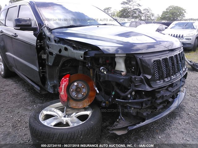 1C4RJFDJ0CC206089 - 2012 JEEP GRAND CHEROKEE SRT-8 BLACK photo 6