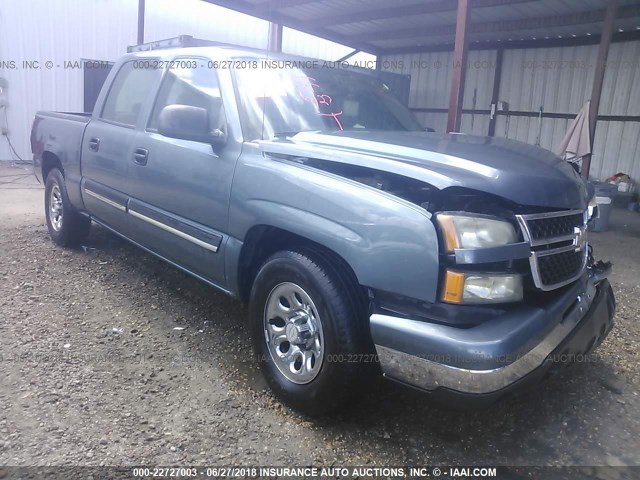 2GCEC13V661349025 - 2006 CHEVROLET SILVERADO C1500 Light Blue photo 1