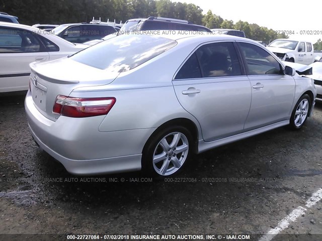 4T1BK46K99U090804 - 2009 TOYOTA CAMRY SE/LE/XLE 银色 照片 4
