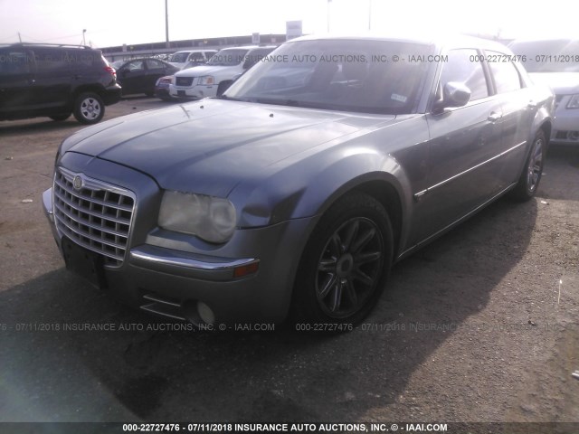 2C3KA63H86H464110 - 2006 CHRYSLER 300C BLUE photo 2