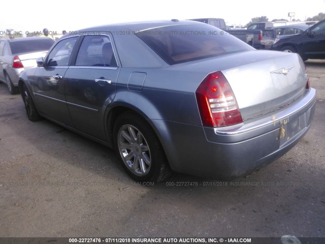 2C3KA63H86H464110 - 2006 CHRYSLER 300C BLUE photo 3