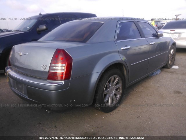 2C3KA63H86H464110 - 2006 CHRYSLER 300C BLUE photo 4