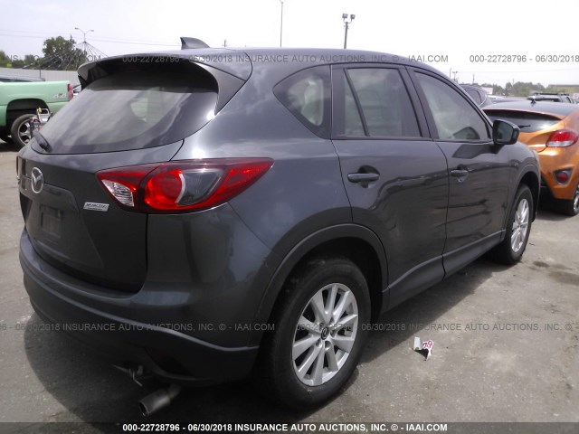 JM3KE2BE0E0338771 - 2014 MAZDA CX-5 SPORT GRAY photo 4