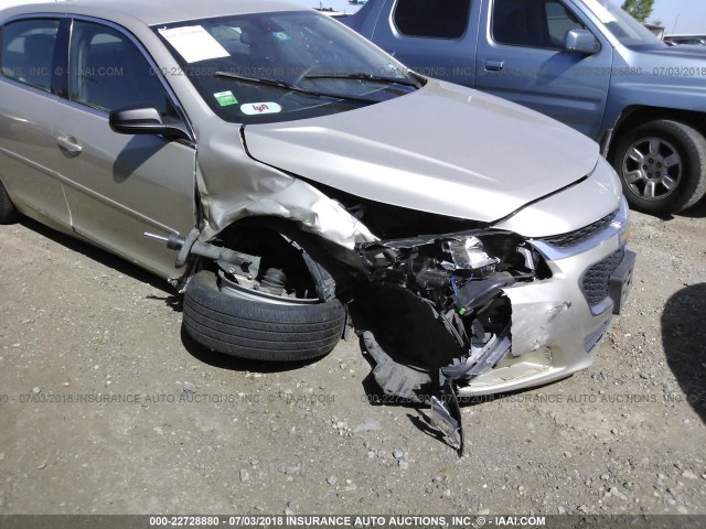 1G11B5SL4EF140536 - 2014 CHEVROLET MALIBU LS 金色 照片 6