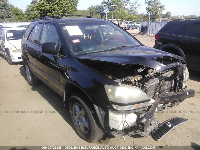 JT6HF10U1X0042530 - 1999 LEXUS RX 300 BLACK photo 1