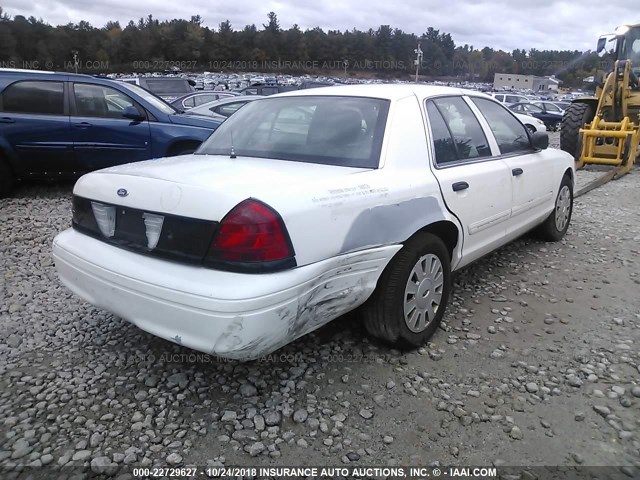 2FABP7BV2BX180842 - 2011 FORD CROWN VICTORIA POLICE INTERCEPTOR WHITE photo 4