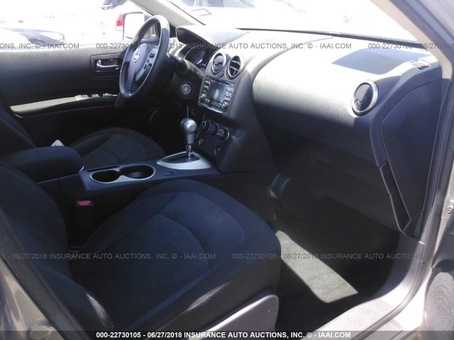 JN8AS5MT6DW520789 - 2013 NISSAN ROGUE S/SV GRAY photo 5