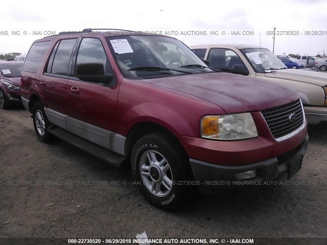 1FMRU15W53LB51655 - 2003 FORD EXPEDITION XLT RED photo 1